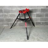 Ridgid Tripod Pipe Stand With 6" Chain Vice - THX12424 - No Reserve