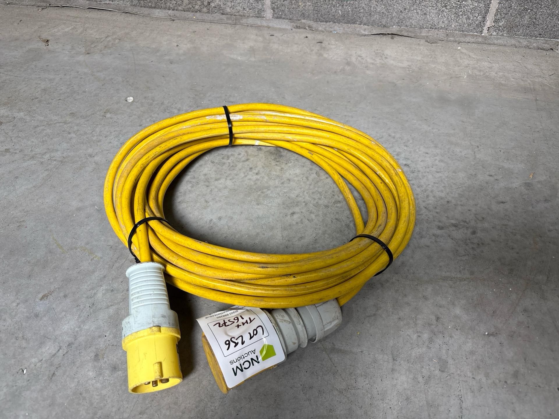 14M Extension Cable 110V 16A. -THX16572 - No Reserve - Image 2 of 4