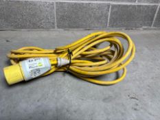 M Extension Cable 4Mm 110V 32A. S/N: Blank-THX11577 - No Reserve