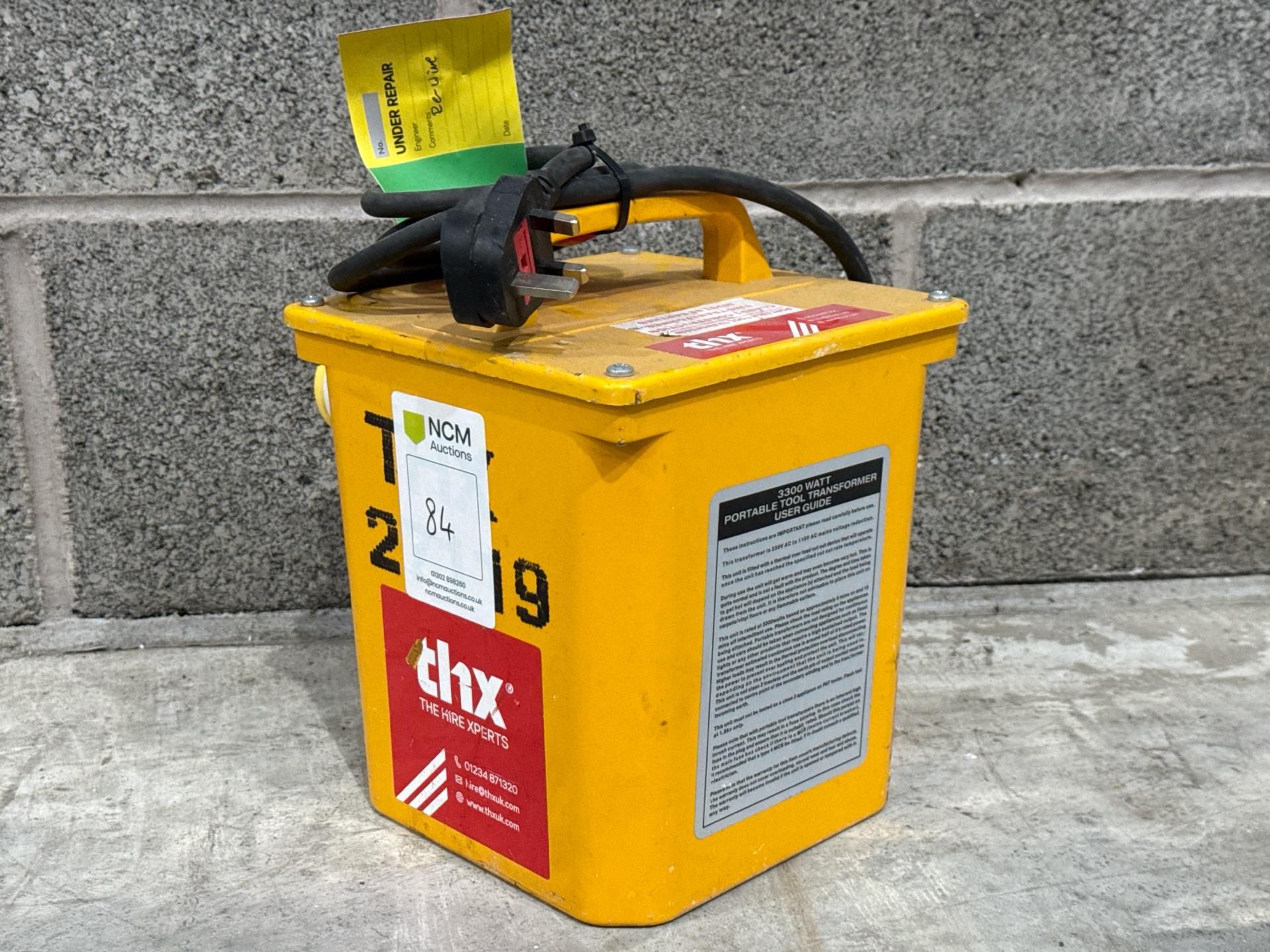 3.3 kVA HSC Elite Portable Tool Transformer - Thx27119 - No Reserve - Image 3 of 4