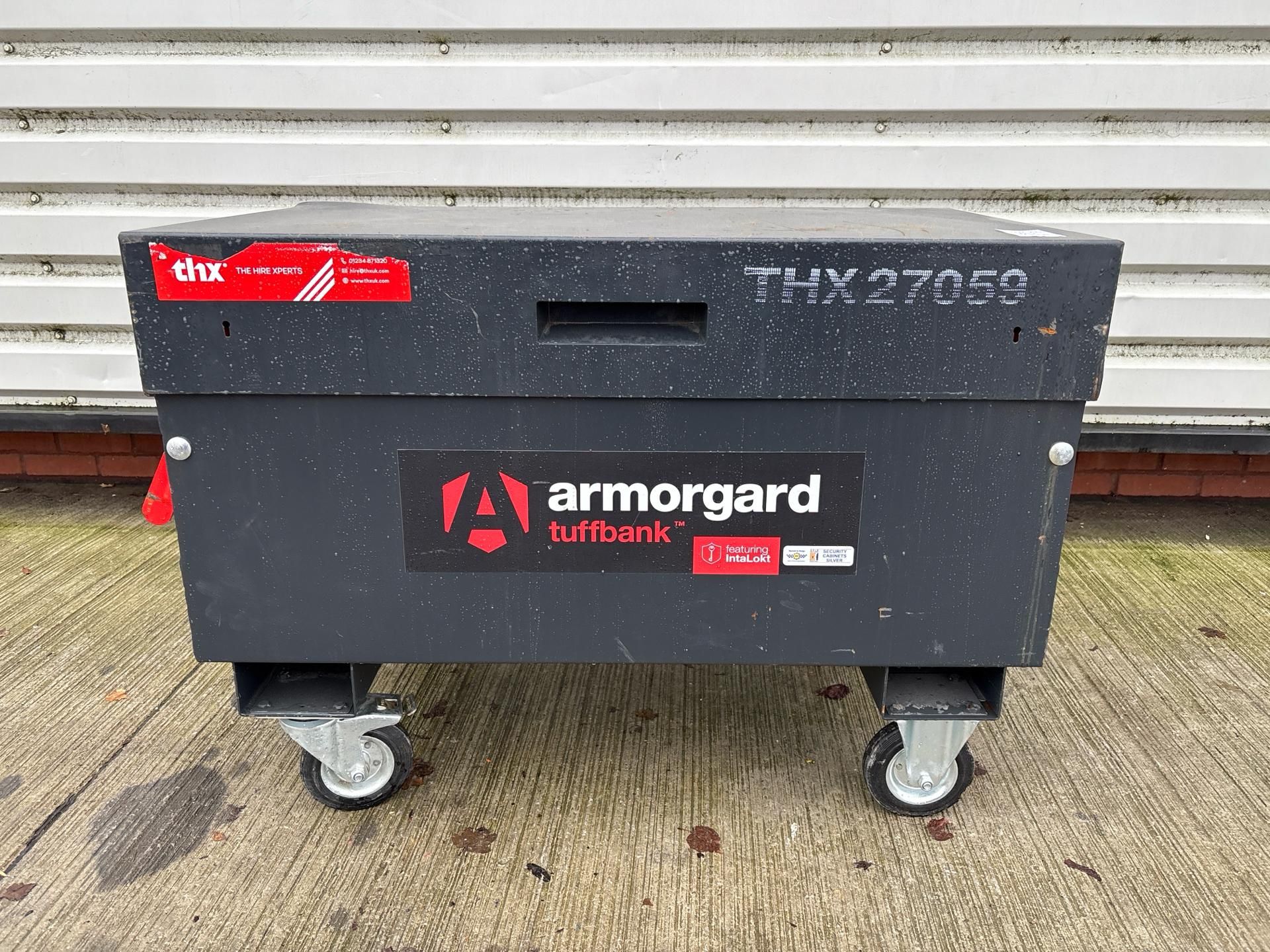 Wheeled Site Security Chest - Medium. S/N: 363C-THX27059 - No Reserve