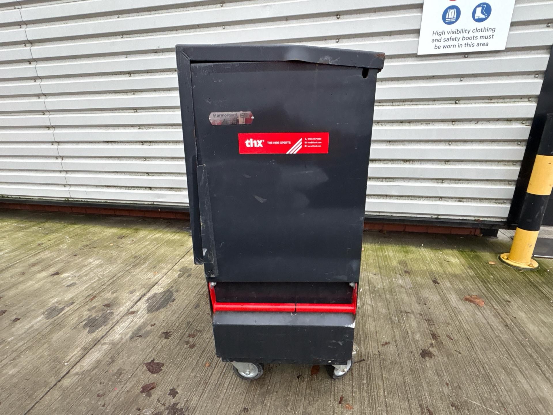 Wheeled Site Security Chest - Large. S/N: 351-THX14286 - No reserve - Image 4 of 7