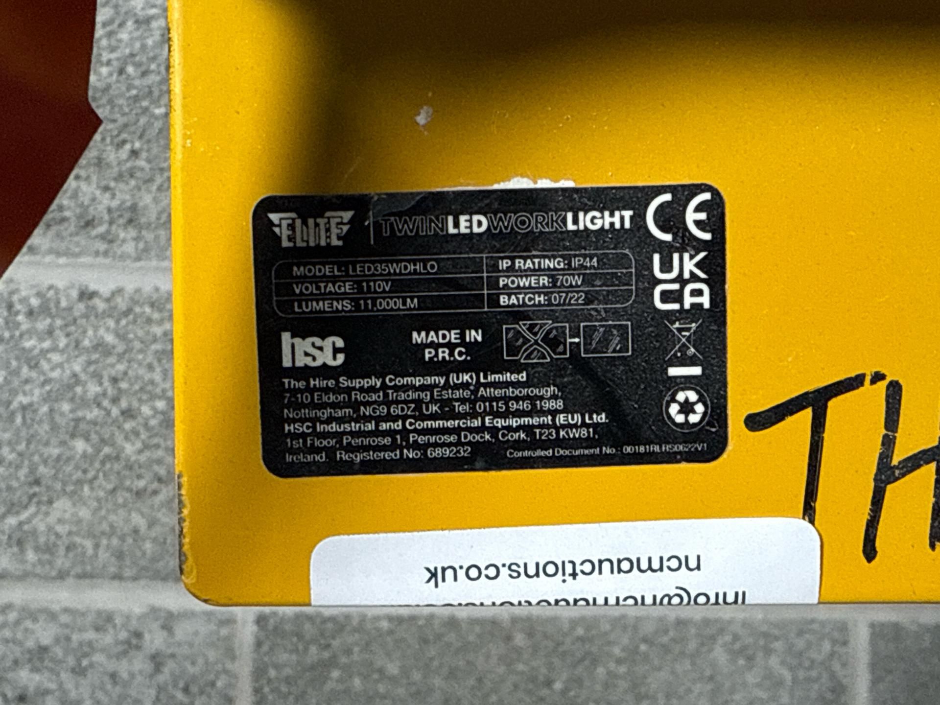 V Twin Head Led With Power Take Off. S/N: Blank-THX18970 - No reserve - Image 6 of 6