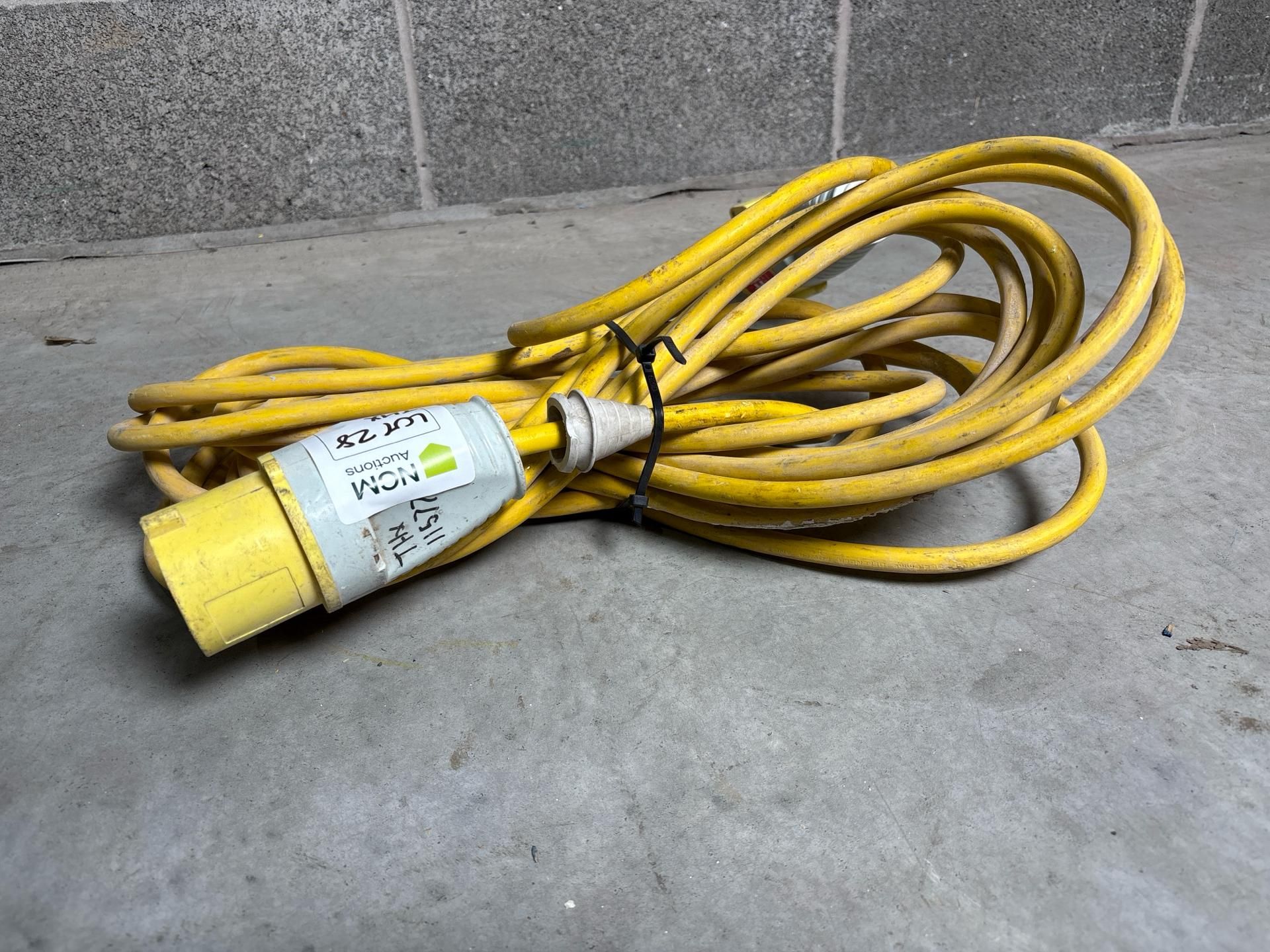 M Extension Cable 4Mm 110V 32A. S/N: Blank-THX11577 - No Reserve - Image 3 of 5