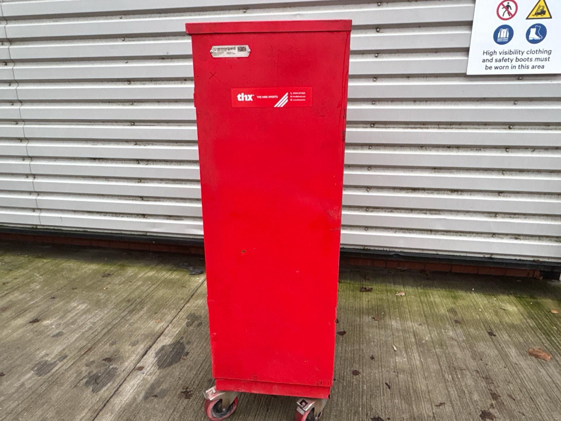 Flamstor Cabinet - Large C/W Wheels. S/N: 339-THX14338 - No reserve - Image 4 of 5