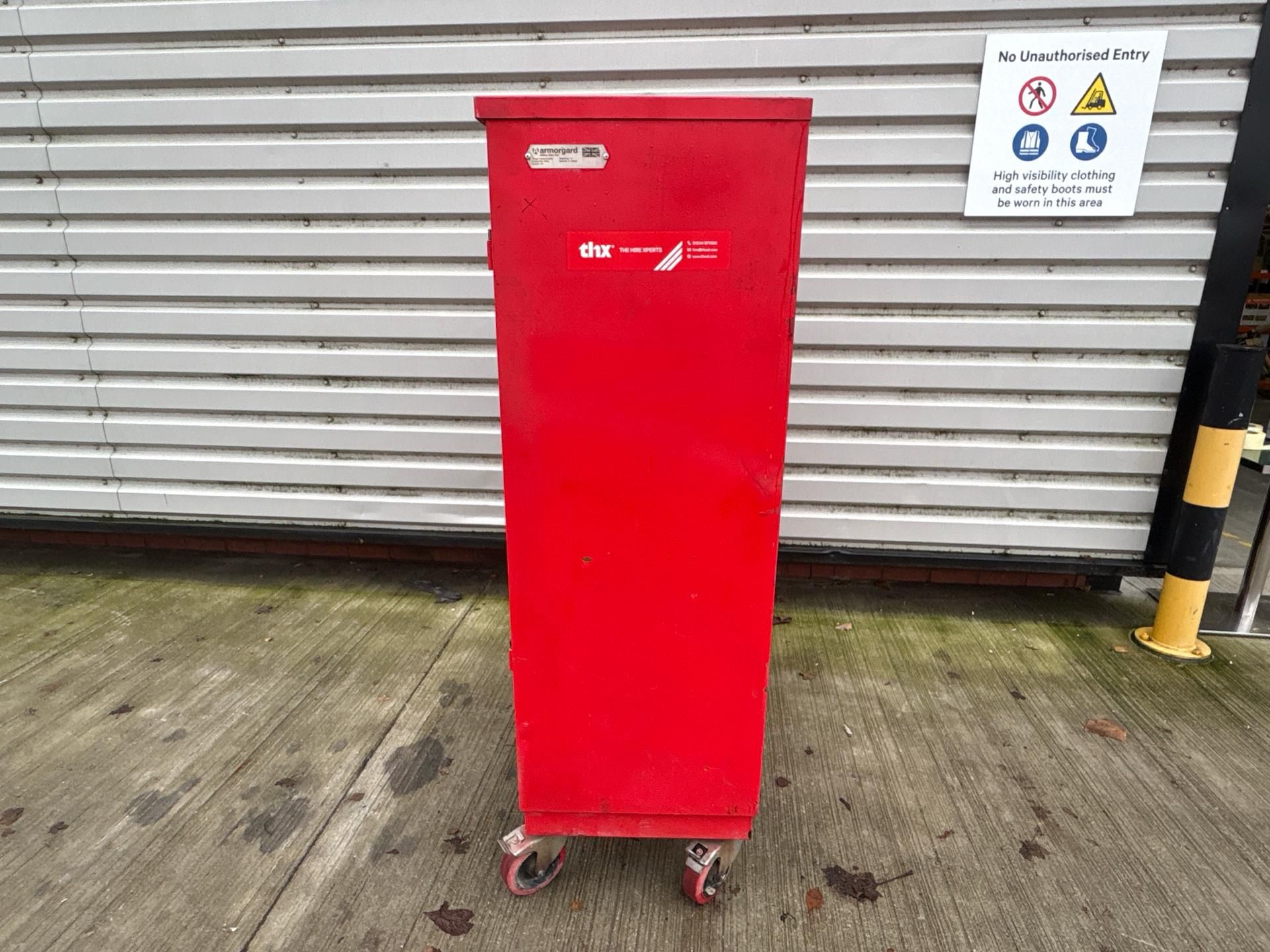 Flamstor Cabinet - Large C/W Wheels. S/N: 339-THX14338 - No reserve - Image 3 of 5