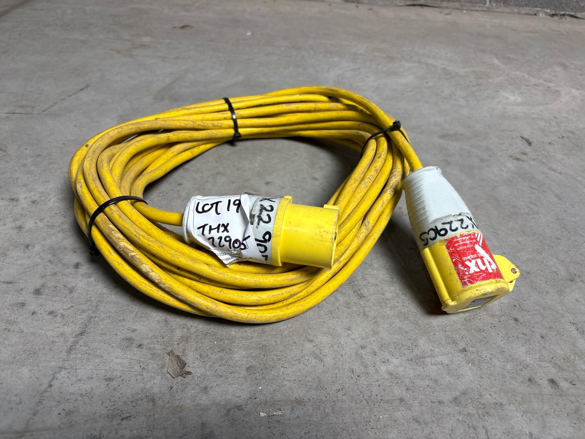 14M Extension Cable 110V 16A - THX22905 - No Reserve - Image 4 of 4