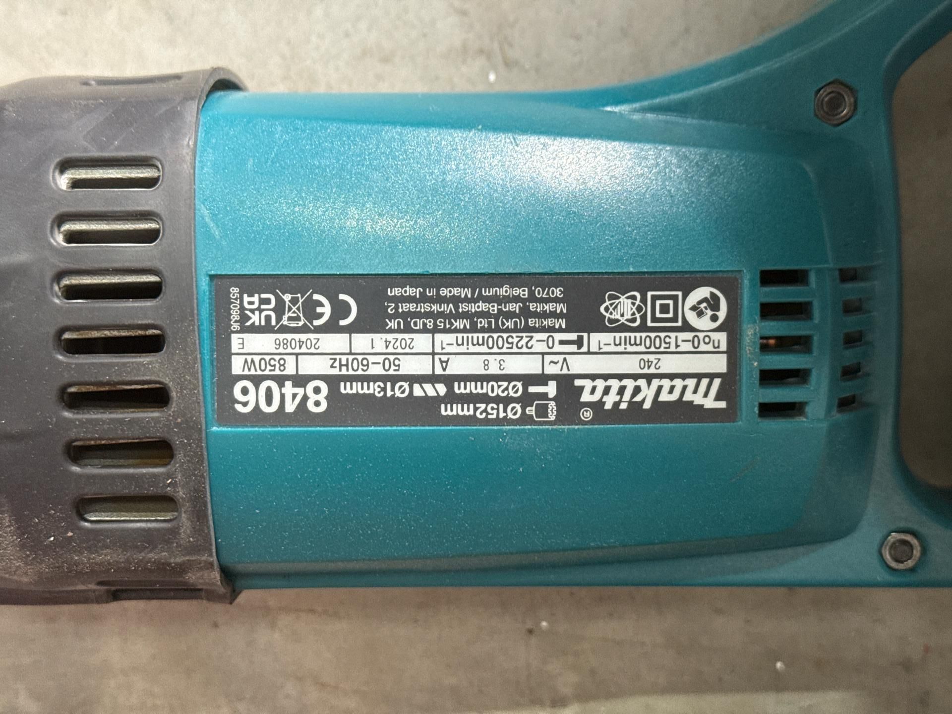 Makita Electric Diamond Core Drill - THX20324 - No Reserve - Image 4 of 7