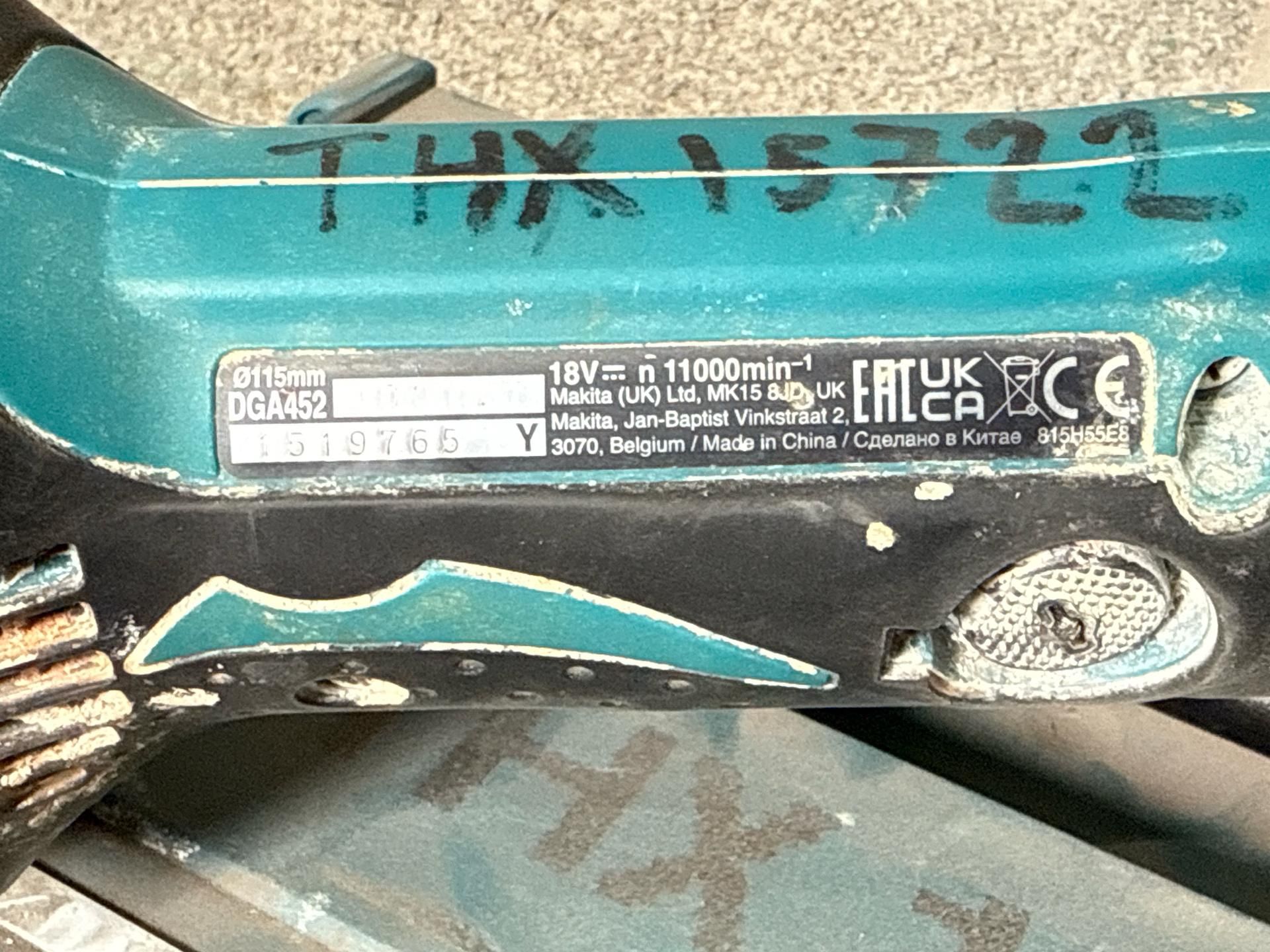Makita Angle Grinder - THX15722 - No Reserve - Image 4 of 5