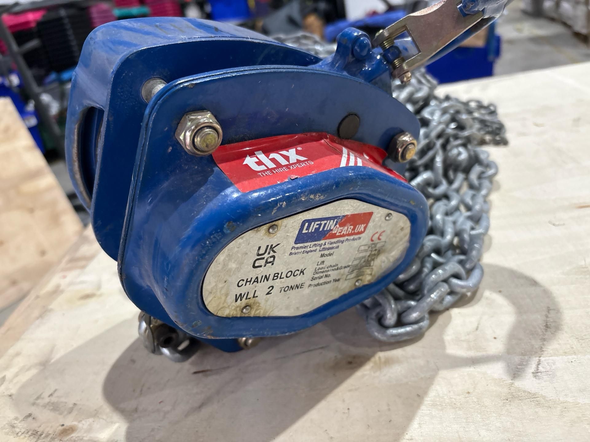 2T Chain Hoist and Chain - THX19153 - No Reserve - Image 4 of 6