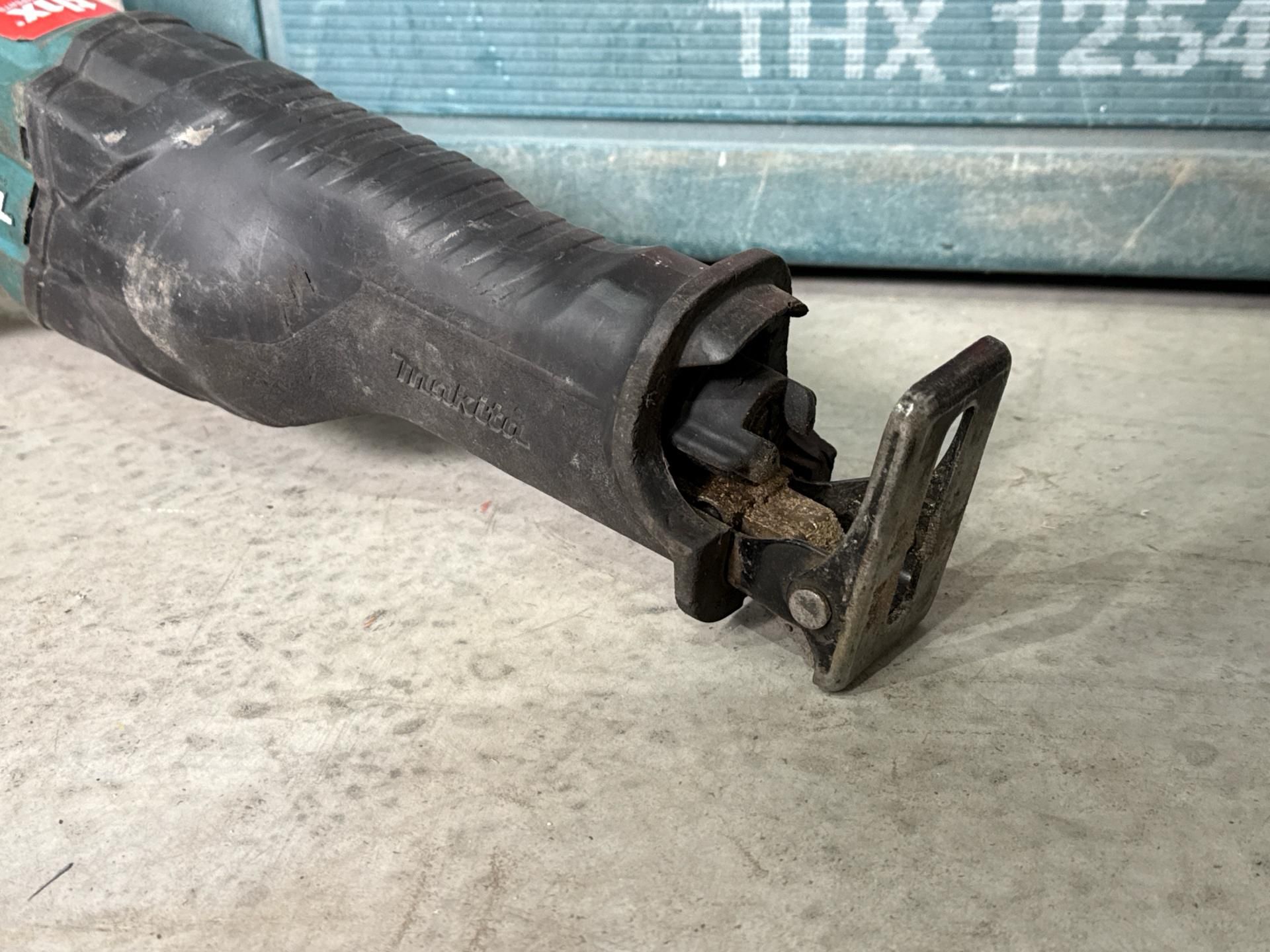 Makita Cordless Reciprocating Saw And Battery Charger - THX12540 - No Reserve - Image 3 of 6