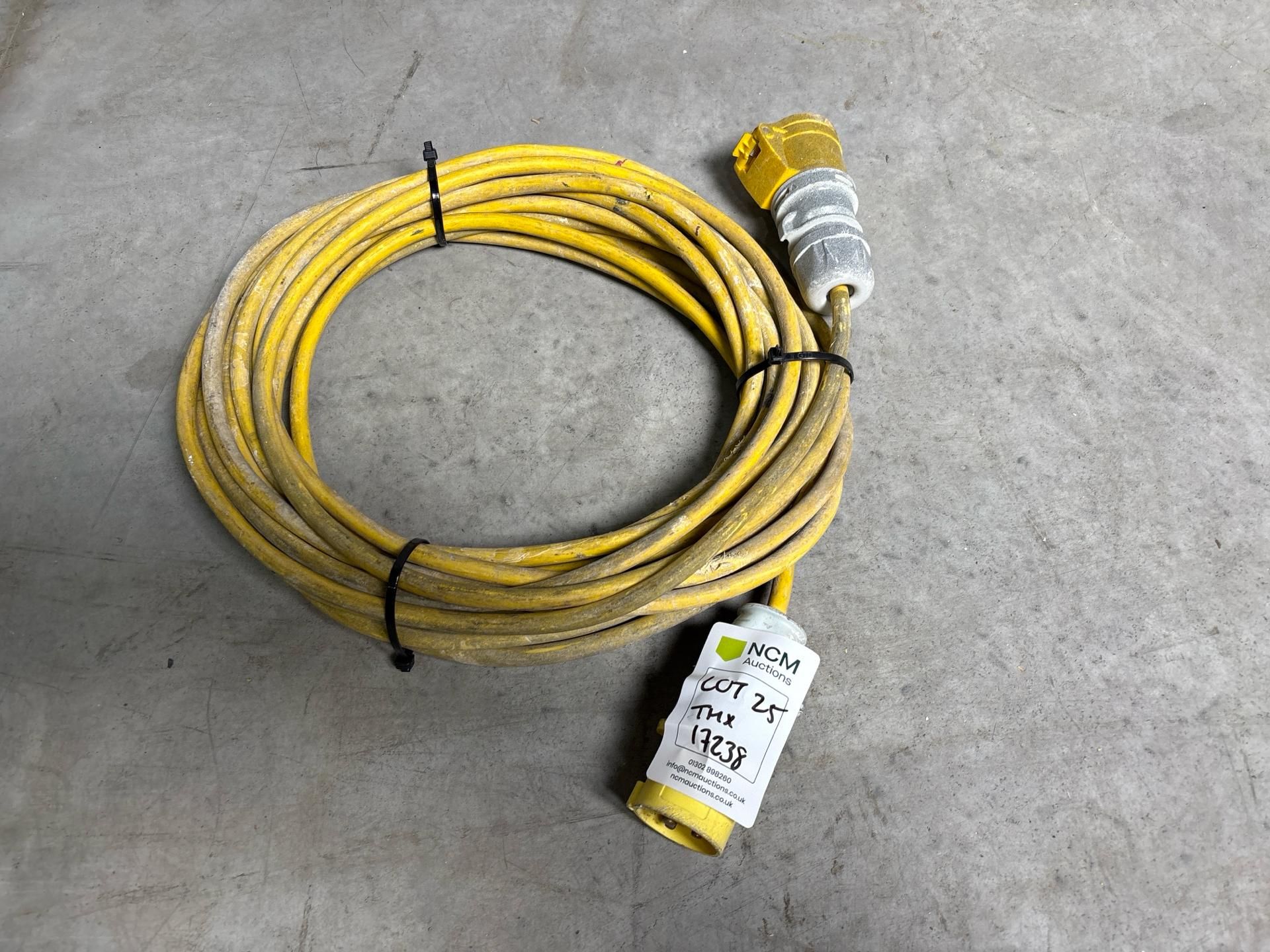 14M Extension Cable 110V 16A - THX17238 - No Reserve - Image 4 of 4
