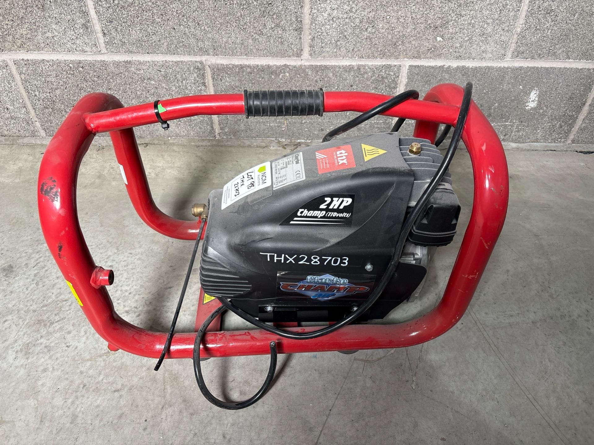 Clarke Champ Air Cfm Air Compressor - THX28703 - No Reserve - Image 2 of 8