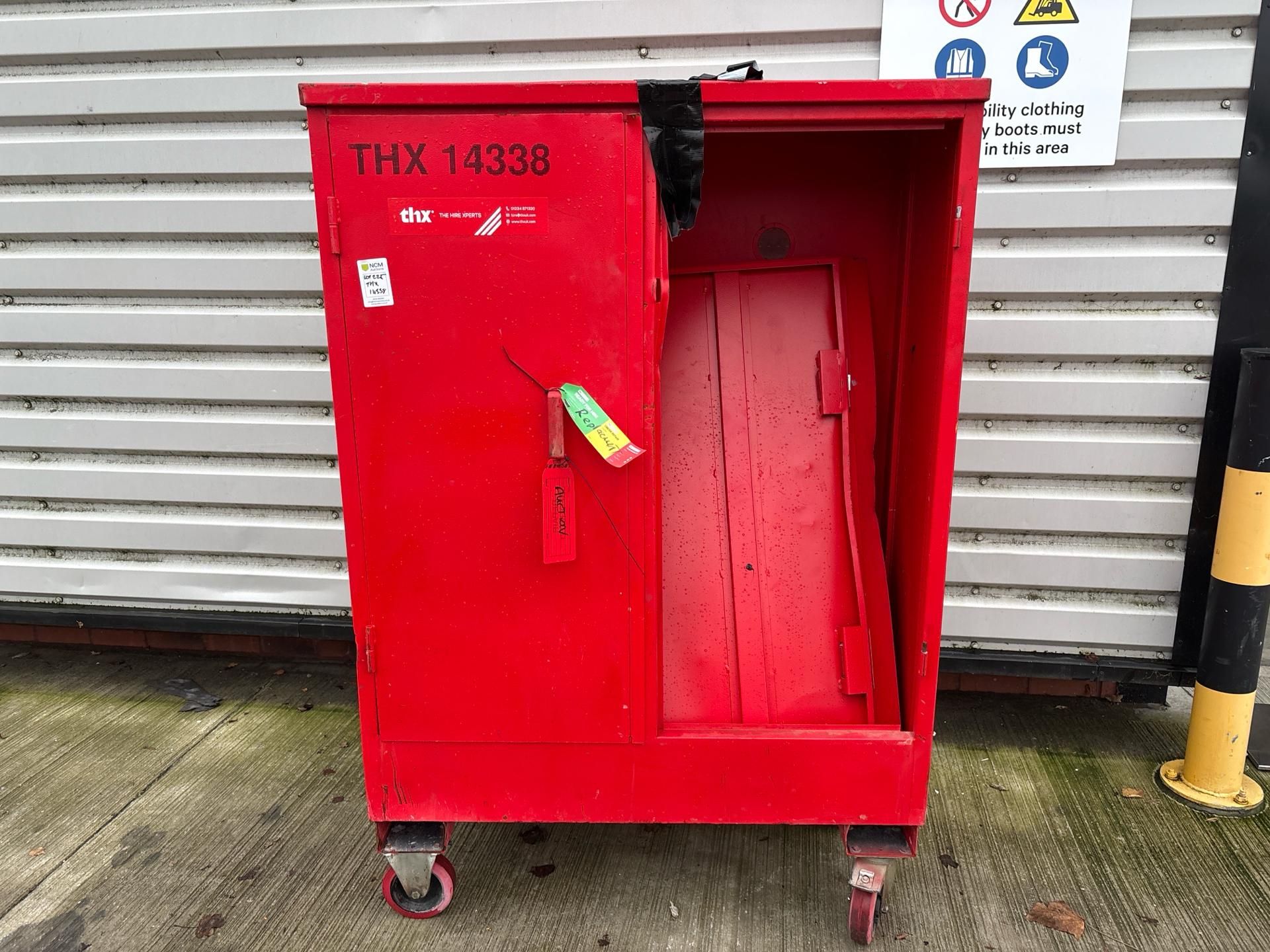 Flamstor Cabinet - Large C/W Wheels. S/N: 339-THX14338 - No reserve - Image 5 of 5