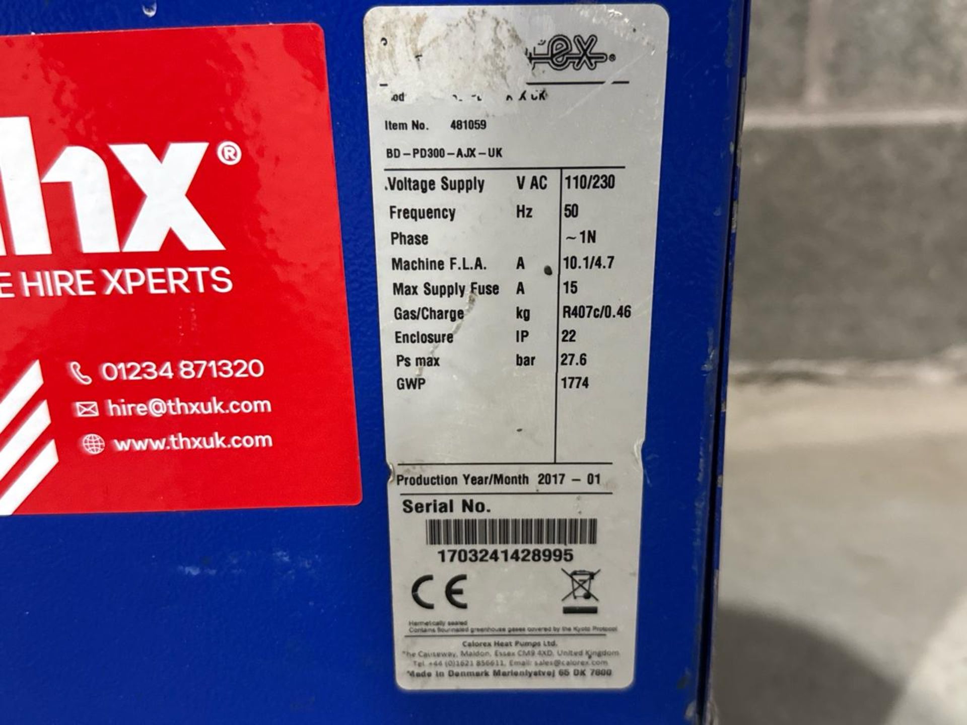 Dual Voltage Dehumidifier - (Add Voltage Here). S/N: 1703241428995-THX5755 - No Reserve - Image 6 of 6