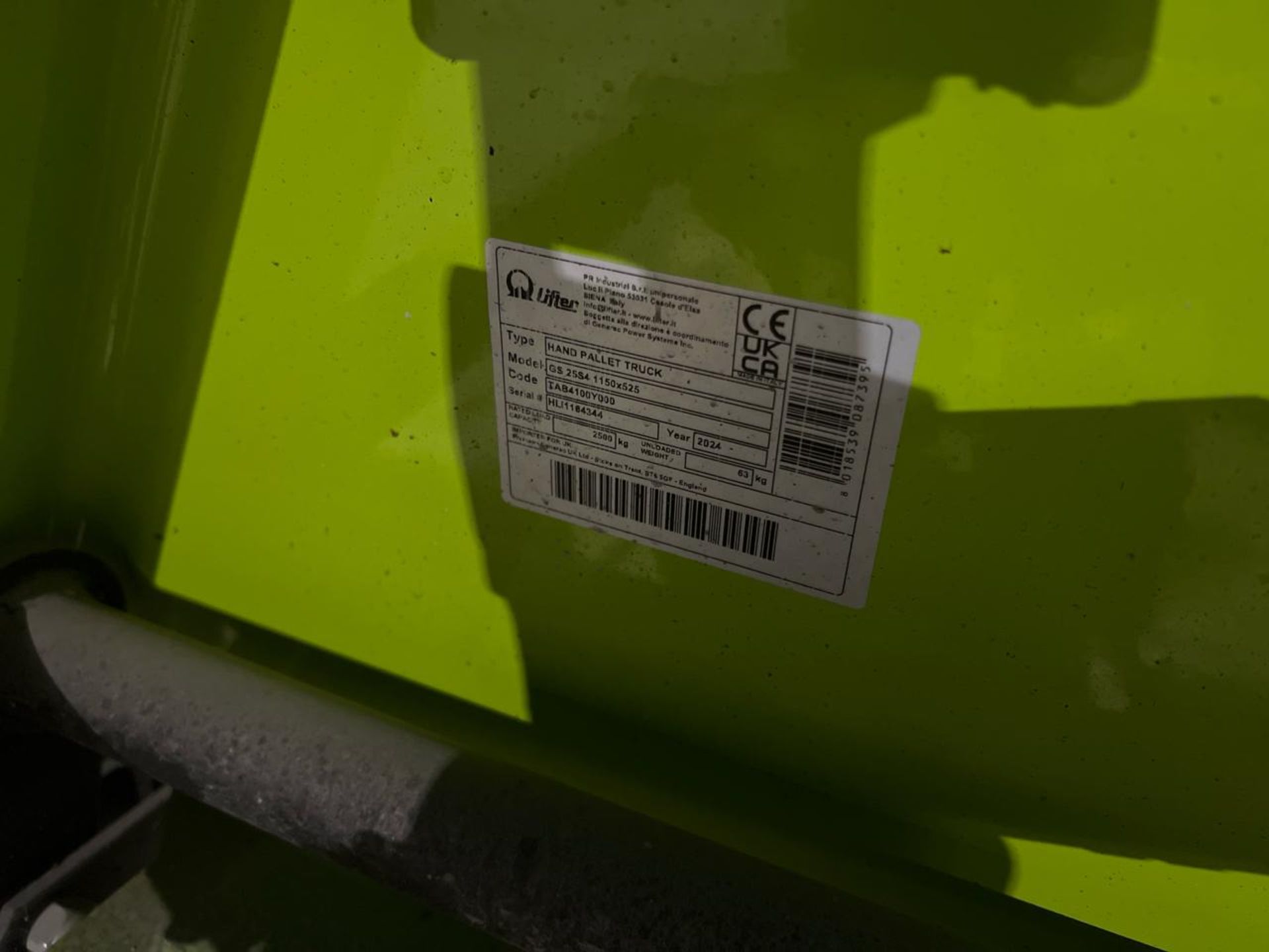 Manual Pallet Truck THX20809 - No reserve - Image 5 of 7