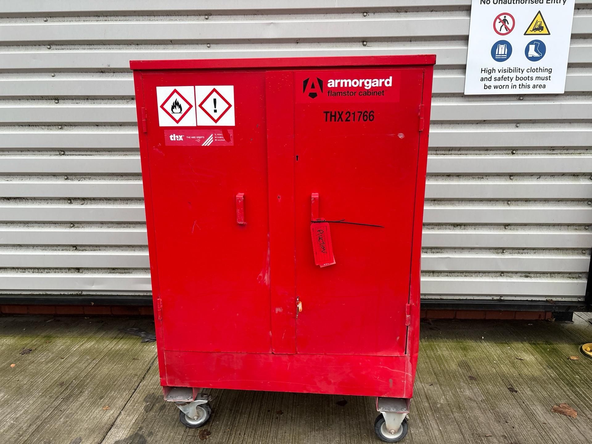 Flamstor Cabinet - Large C/W Wheels. S/N: 458B-THX21766 - No reserve - Image 6 of 9