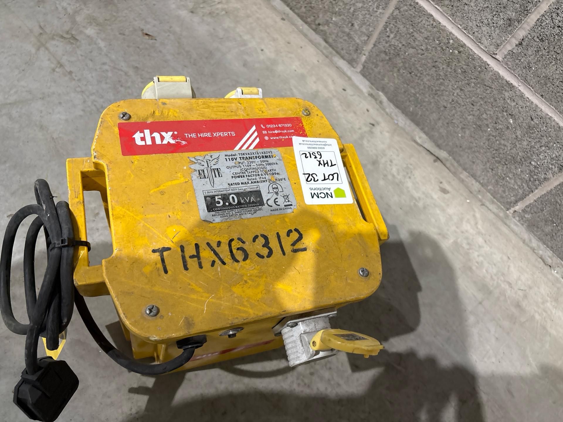 5.0 Kva Transformer - THX6312 - No Reserve - Image 5 of 9