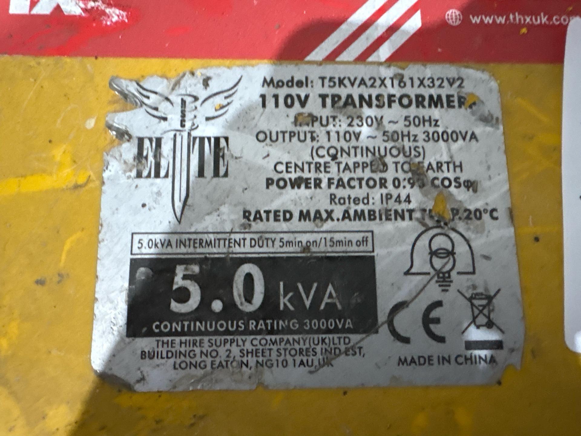 5.0 Kva Transformer - THX6312 - No Reserve - Image 6 of 9