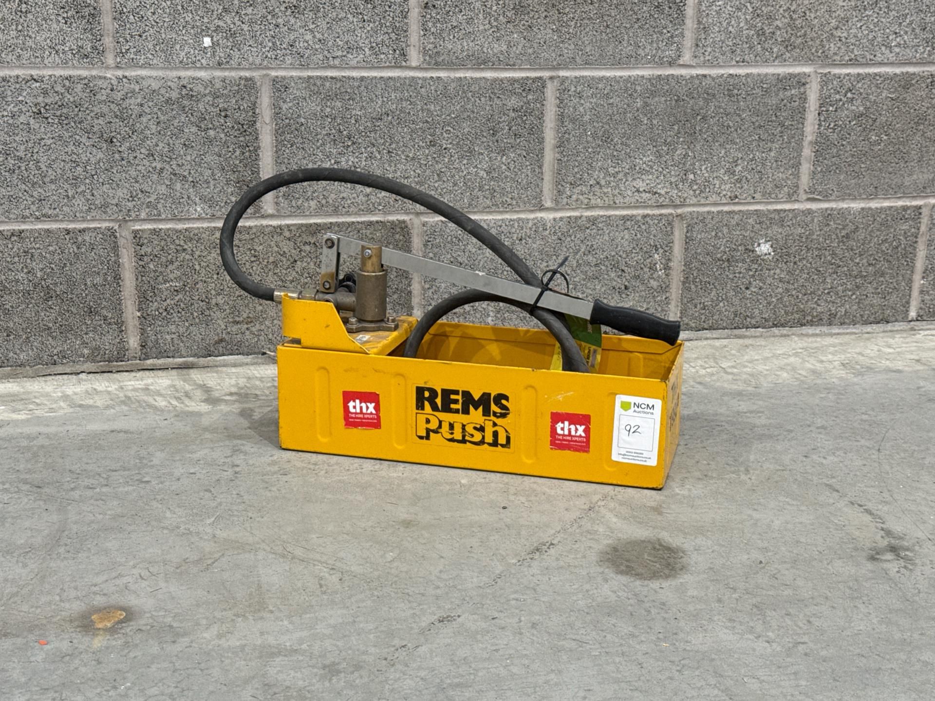 REMS PUSH Manual Pressure Test Pump - Thx19959 - No Reserve