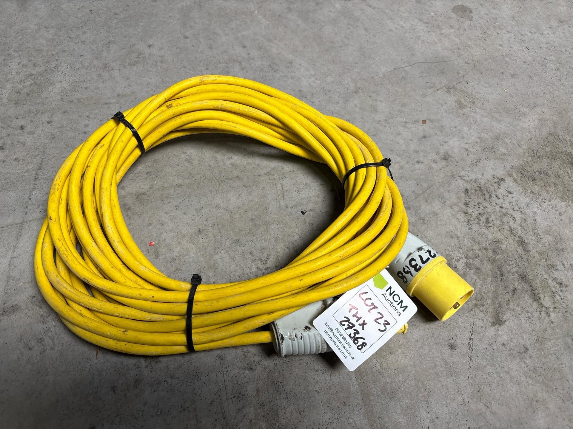 14M Extension Cable 110V 16A - THX27368 - No Reserve - Image 2 of 4