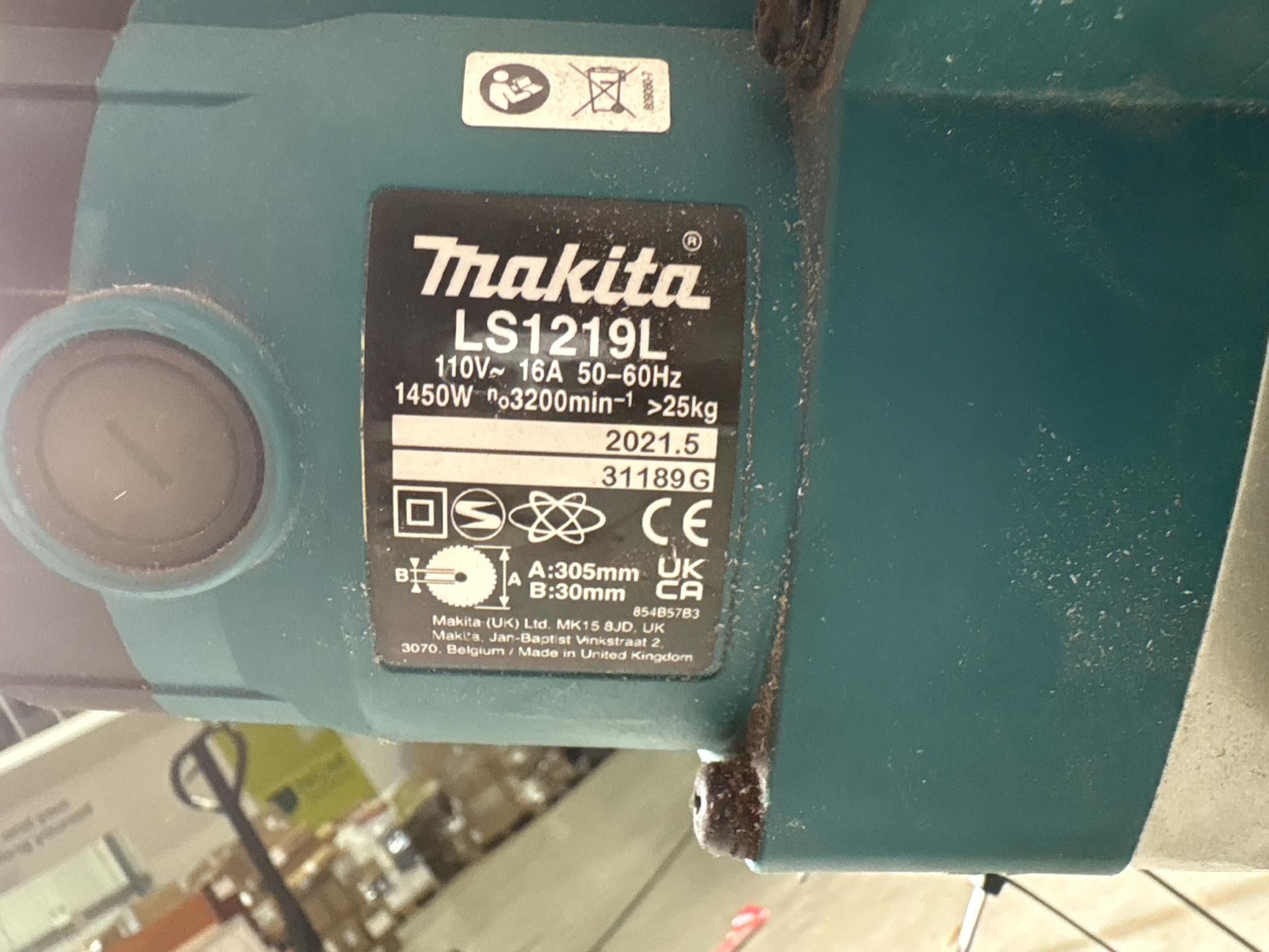 Makita Telescopic Compound Mitre Saw 305Mm 12" -THX15032 - No Reserve - Image 6 of 9