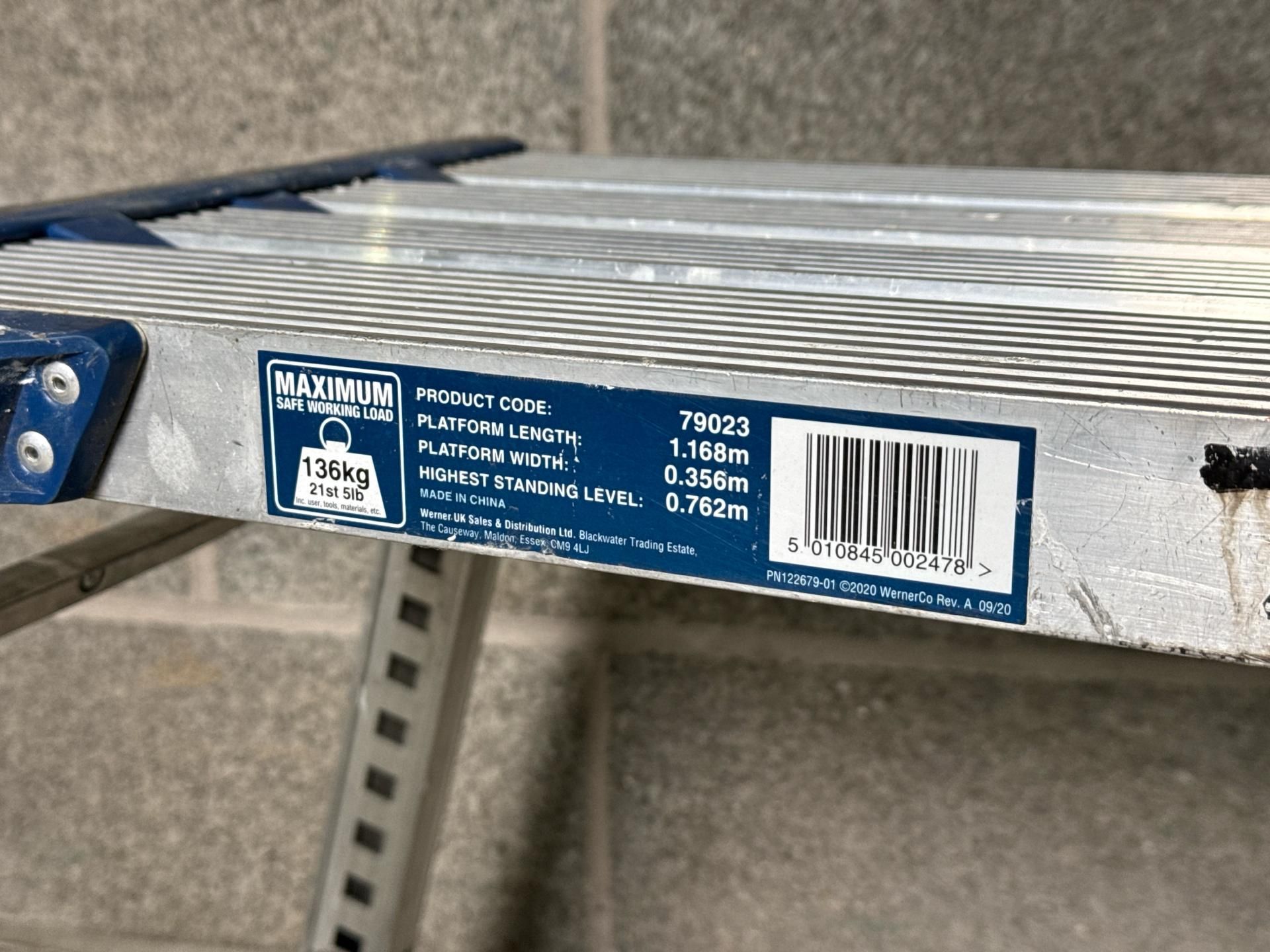 Werner Adjustable Platform Pro - THX15877 - No reserve - Image 2 of 5