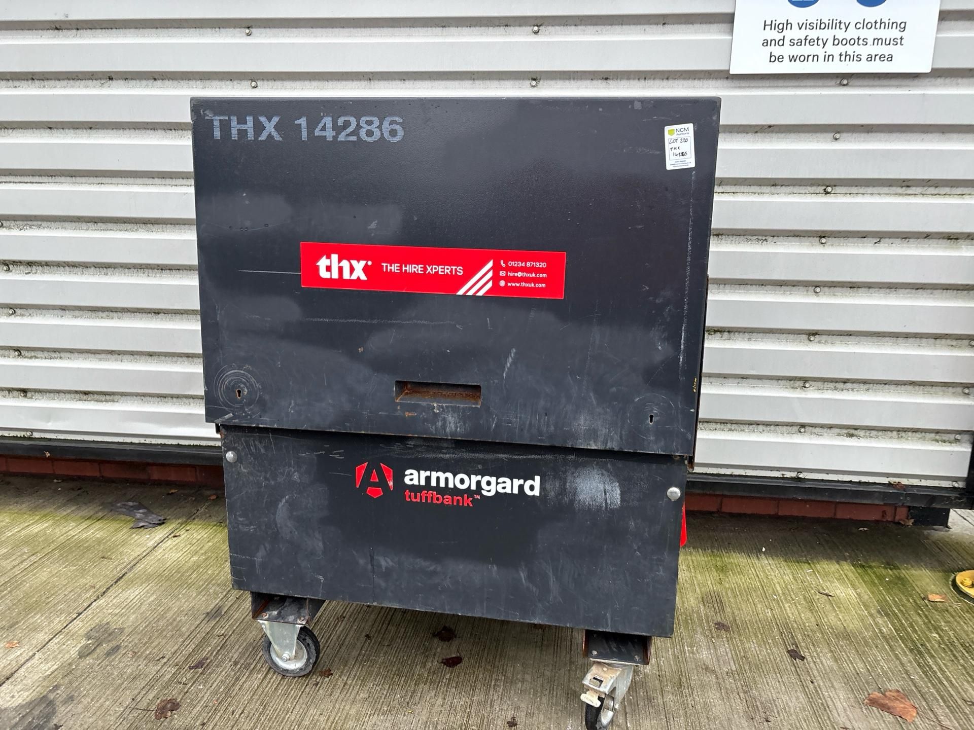 Wheeled Site Security Chest - Large. S/N: 351-THX14286 - No reserve - Image 7 of 7