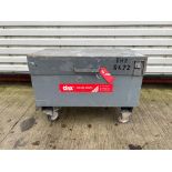 Wheeled Site Security Chest - Medium. S/N: 598B-THX6472 - No Reserve