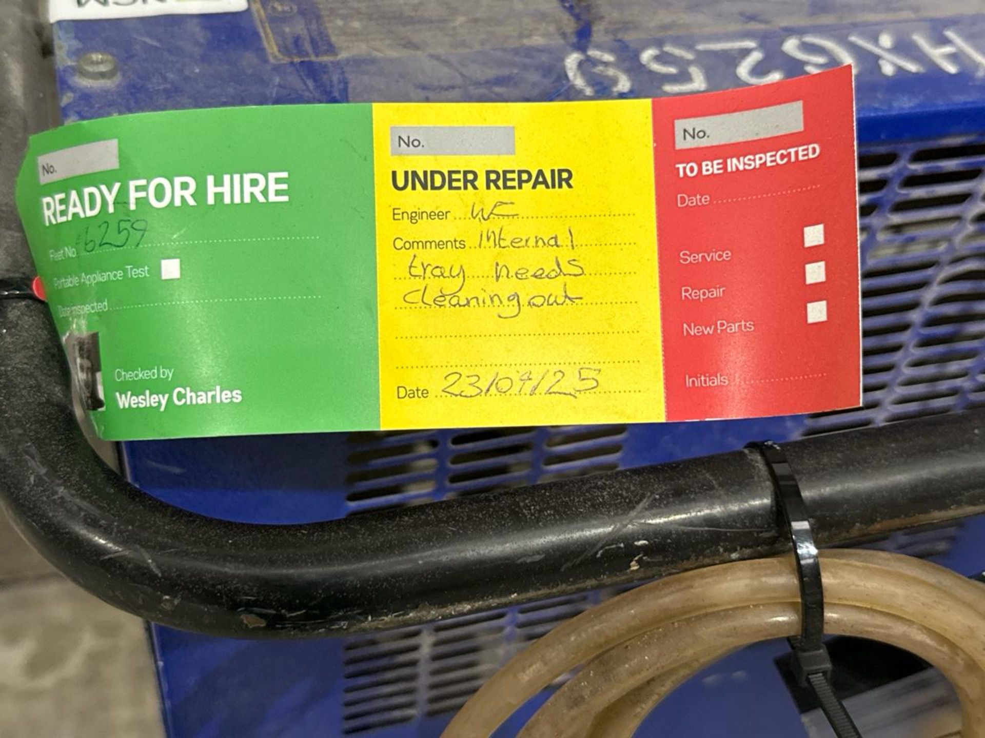 Dual Voltage Dehumidifier - (Add Voltage Here). S/N: 1702281440222-THX6259 - No Reserve - Image 3 of 8