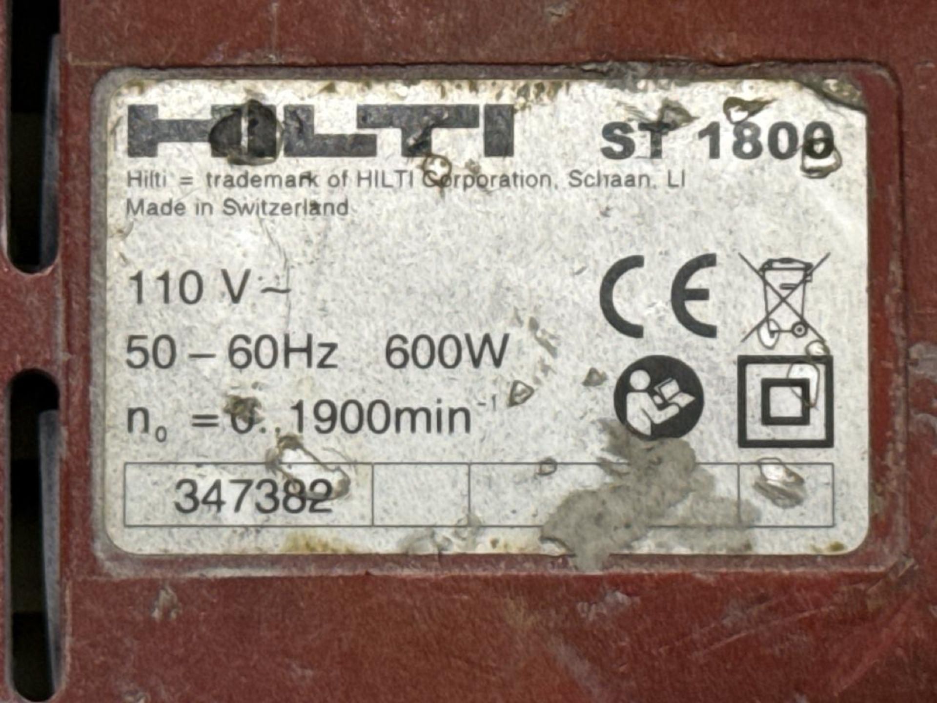 Hilti Electric Screwdriver Tek 110V. S/N: 347382-THX1704 - No Reserve - Image 5 of 5