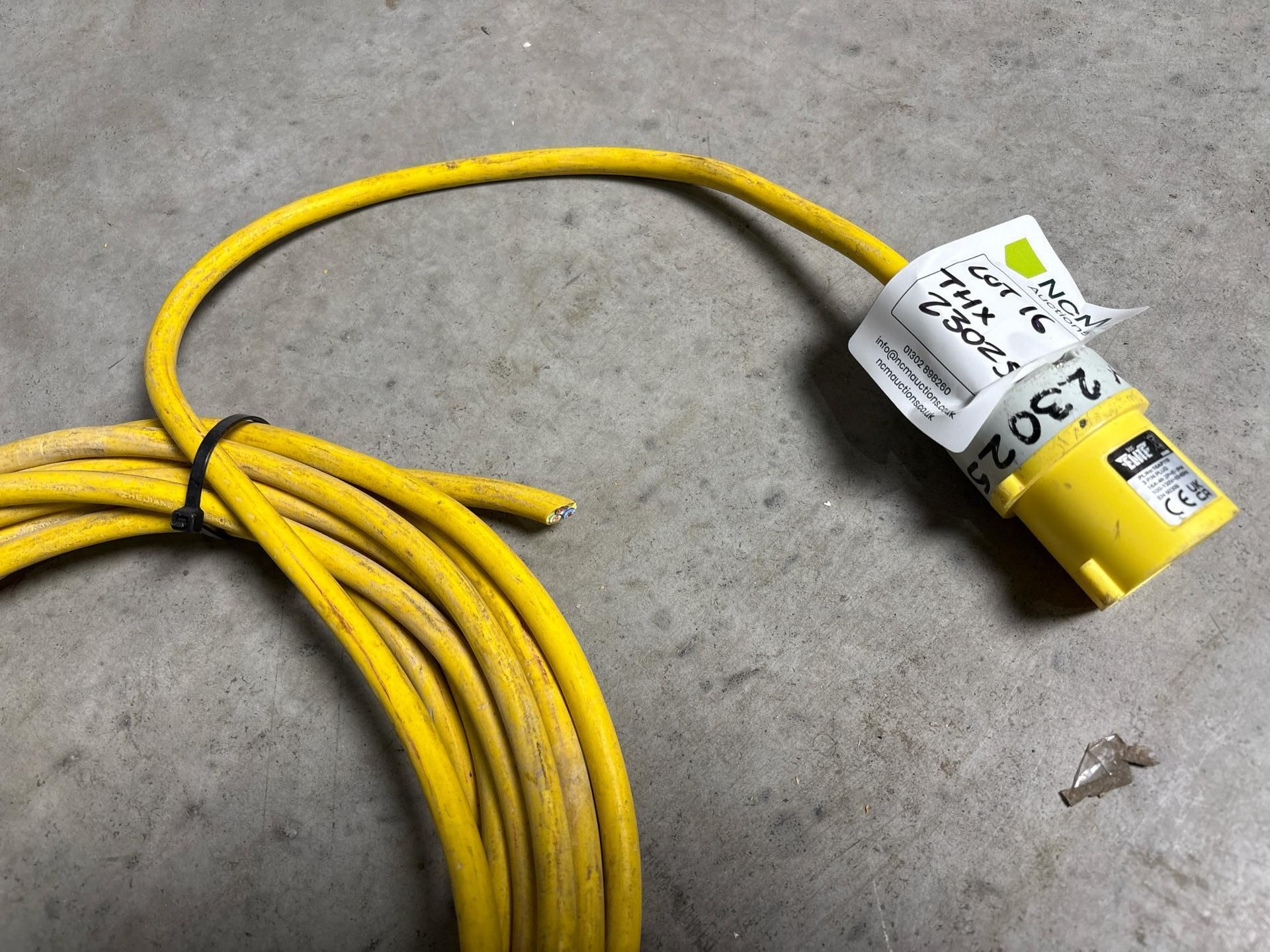 14M Extension Cable 110V 16A -THX23025 - No Reserve - Image 3 of 5