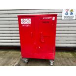 Flamstor Cabinet - Large C/W Wheels. S/N: 458B-THX21766 - No reserve