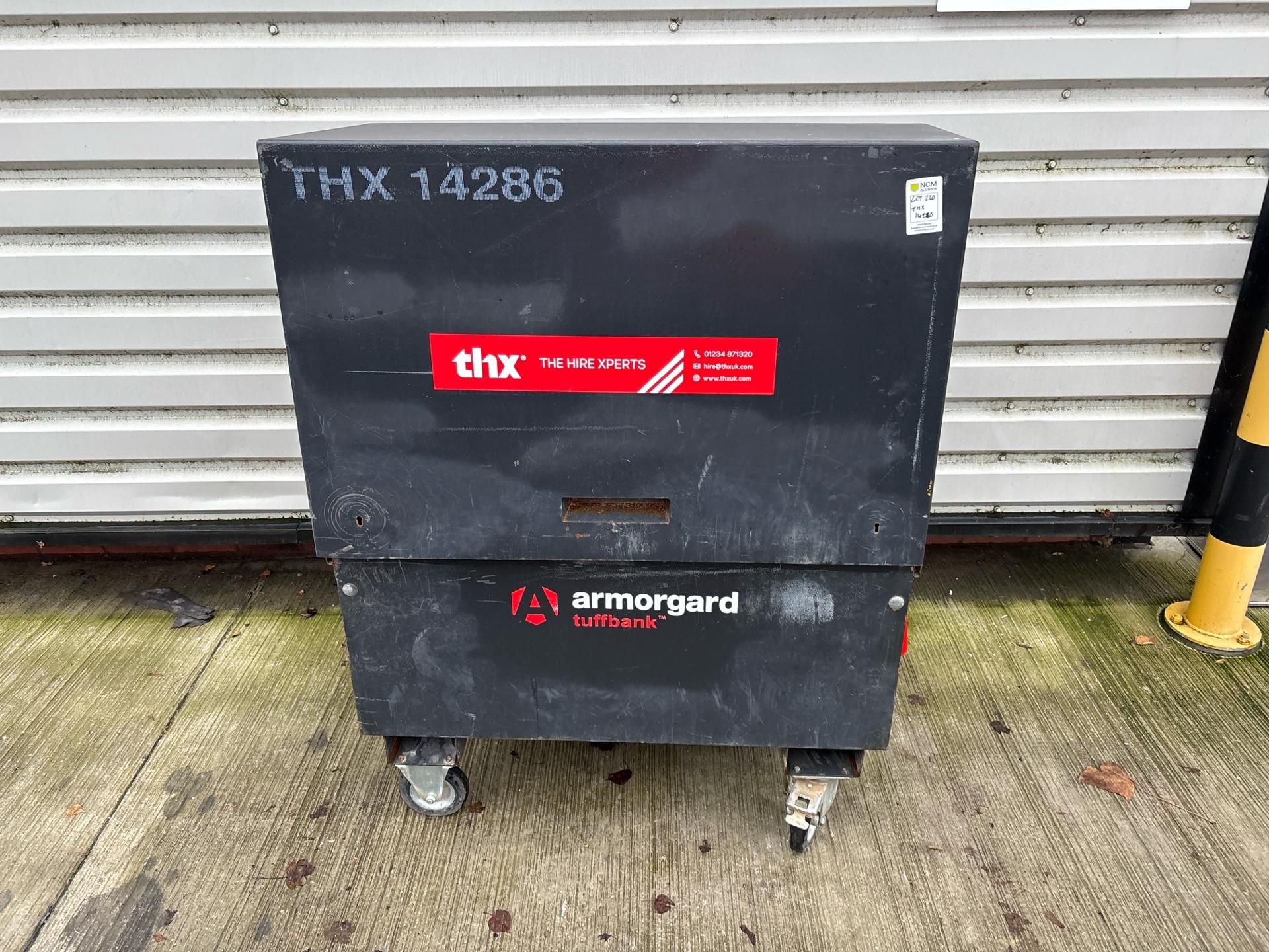 Wheeled Site Security Chest - Large. S/N: 351-THX14286 - No reserve - Image 2 of 7