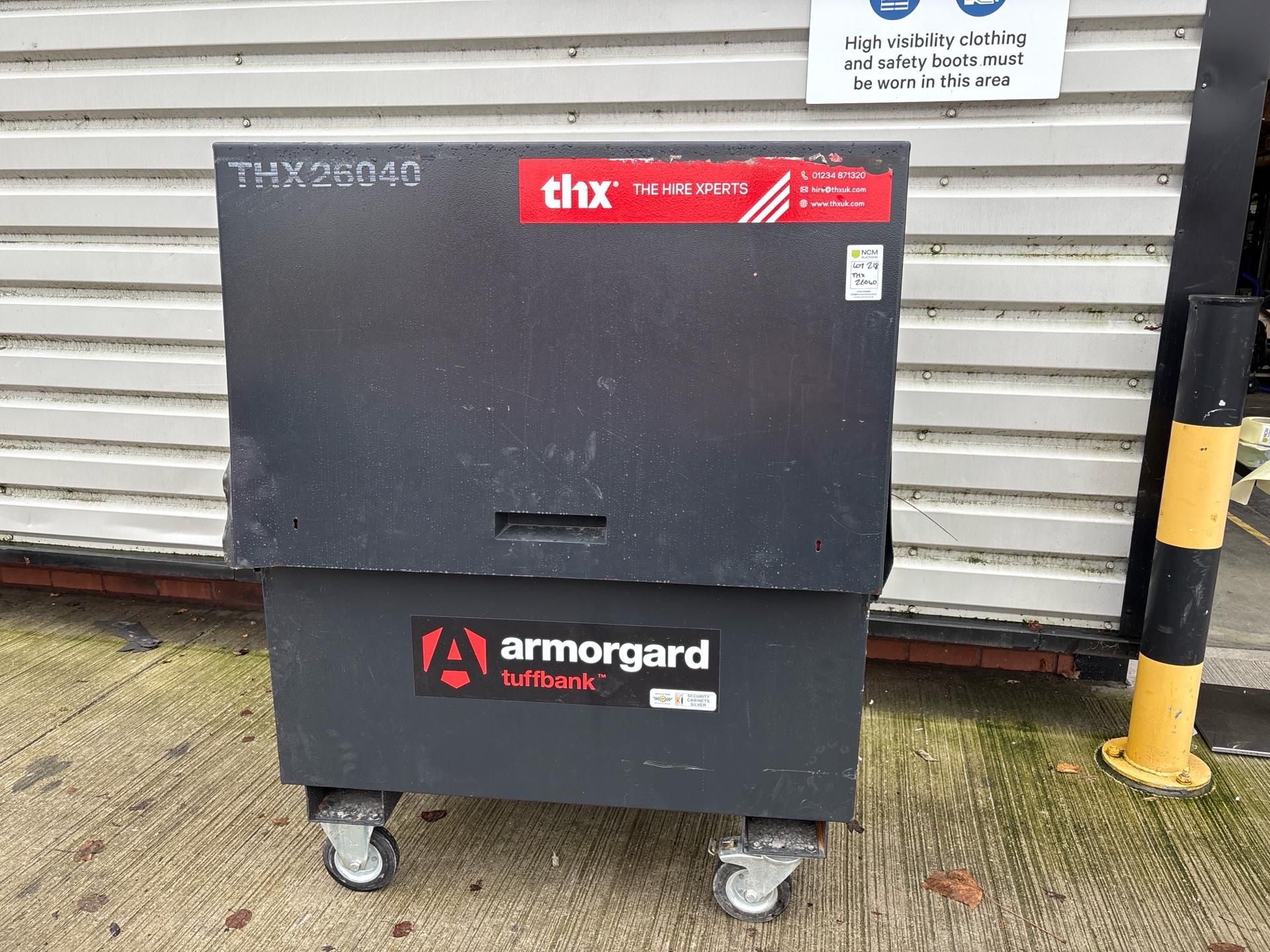 Wheeled Site Security Chest - Large. S/N: 37C-THX26040 - No Reserve - Image 2 of 9