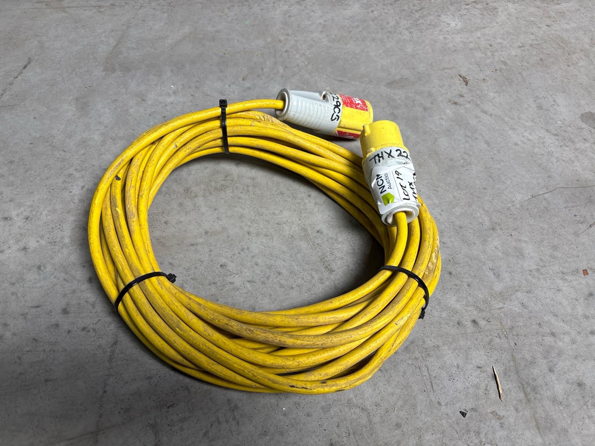 14M Extension Cable 110V 16A - THX22905 - No Reserve - Image 2 of 4