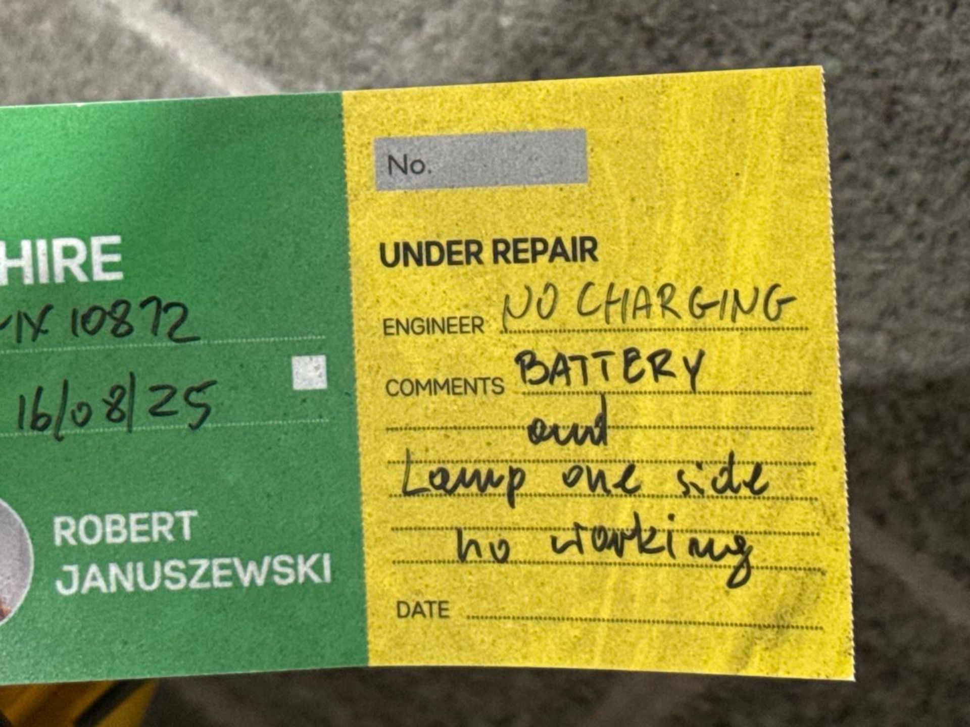 Led Rechargable Light. S/N: Blank-THX10872 - No Reserve - Image 5 of 5