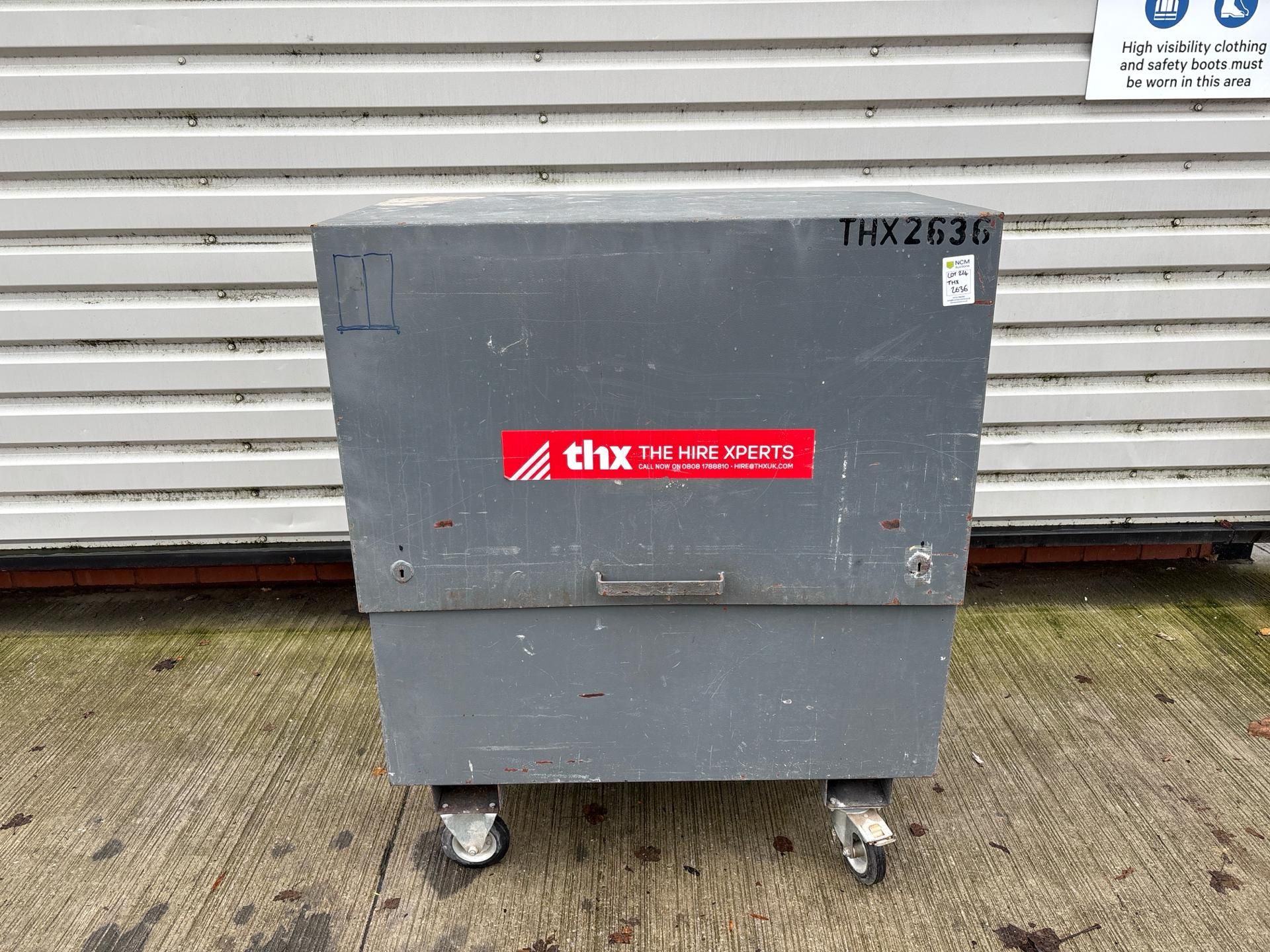 Wheeled Site Security Chest - Large. S/N: 177B-THX2636 - No Reserve - Image 2 of 9