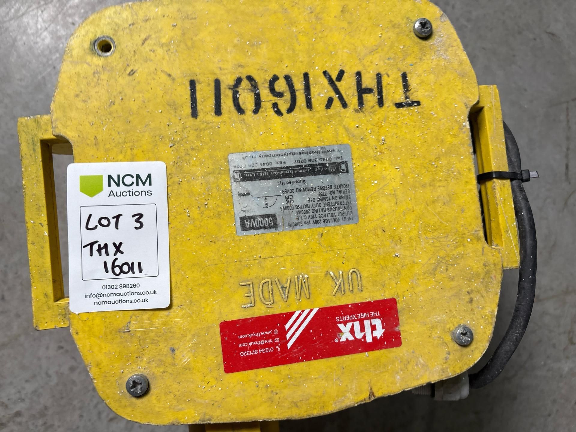 5.0Kva Transformer -THX16011 - No Reserve - Image 8 of 8
