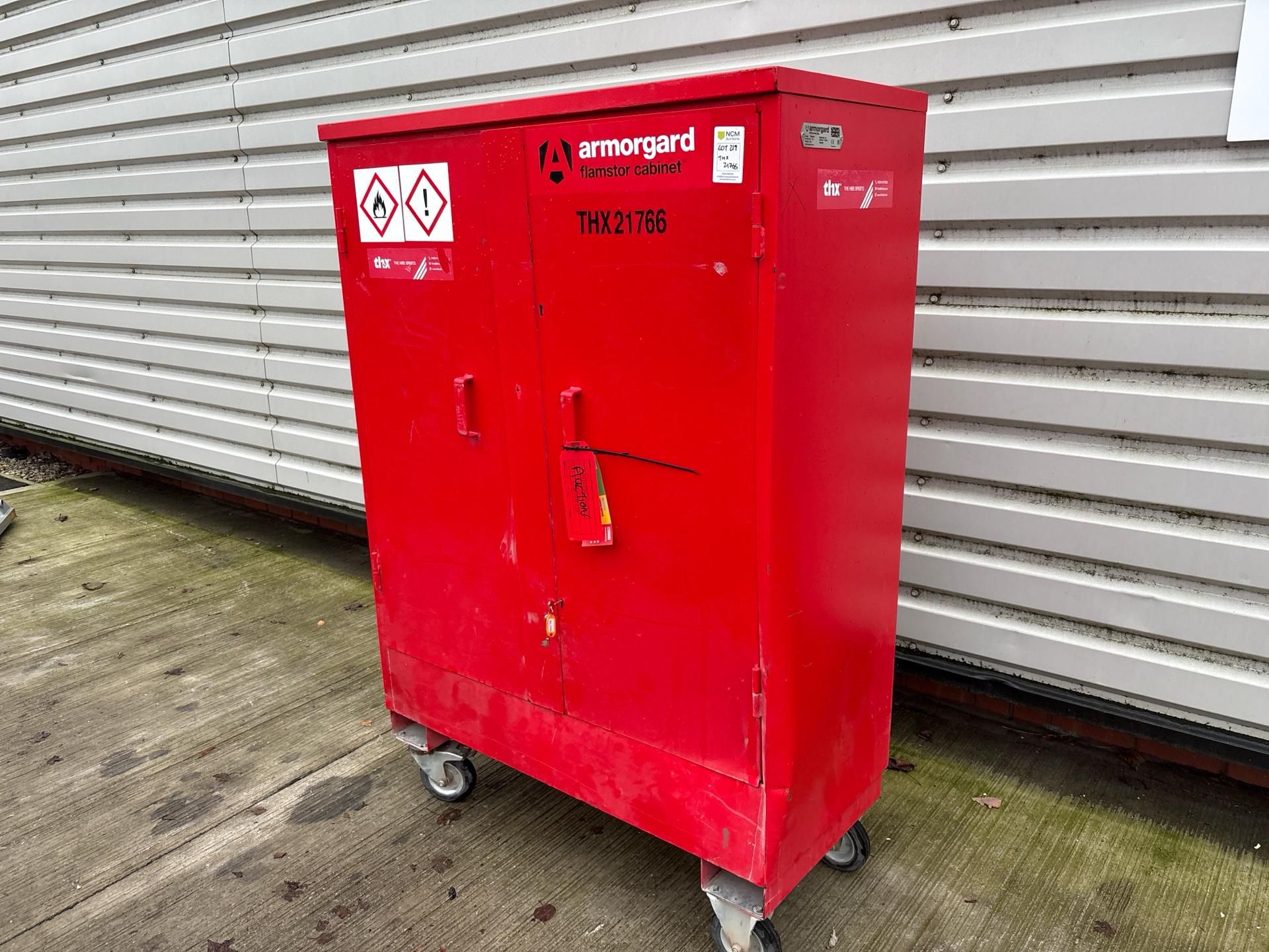 Flamstor Cabinet - Large C/W Wheels. S/N: 458B-THX21766 - No reserve - Image 4 of 9