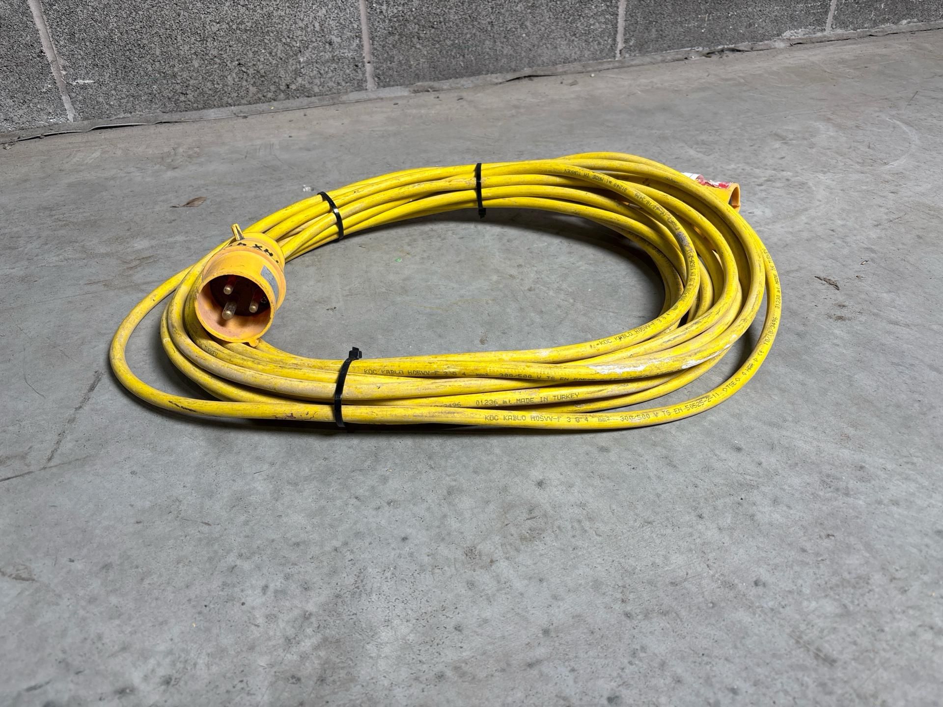 14M Extension Cable 4Mm 110V 32A - THX9877 - No Reserve - Image 3 of 4