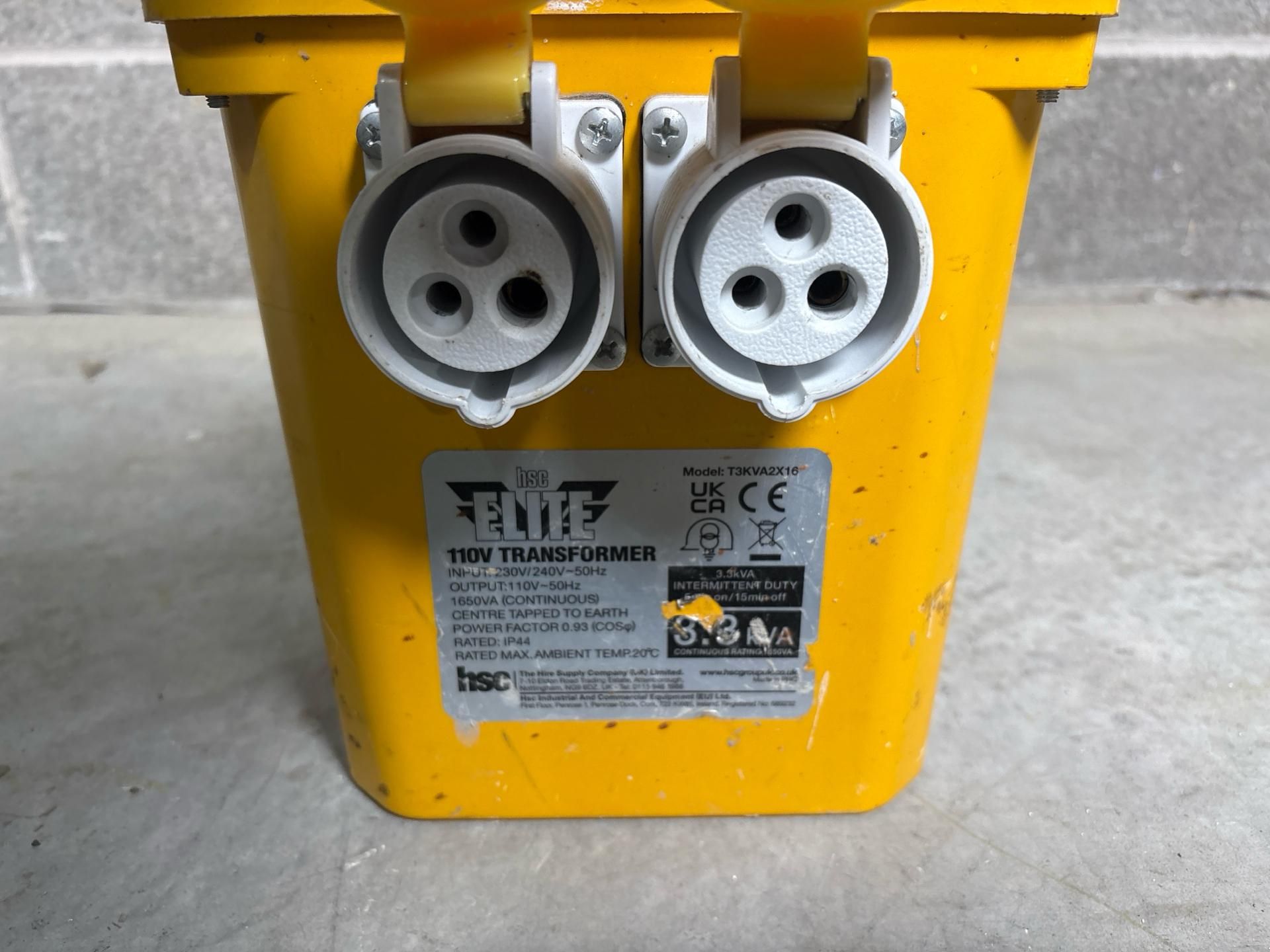 Elite 3.3Kva Transformer -THX19366 - No Reserve - Image 4 of 6