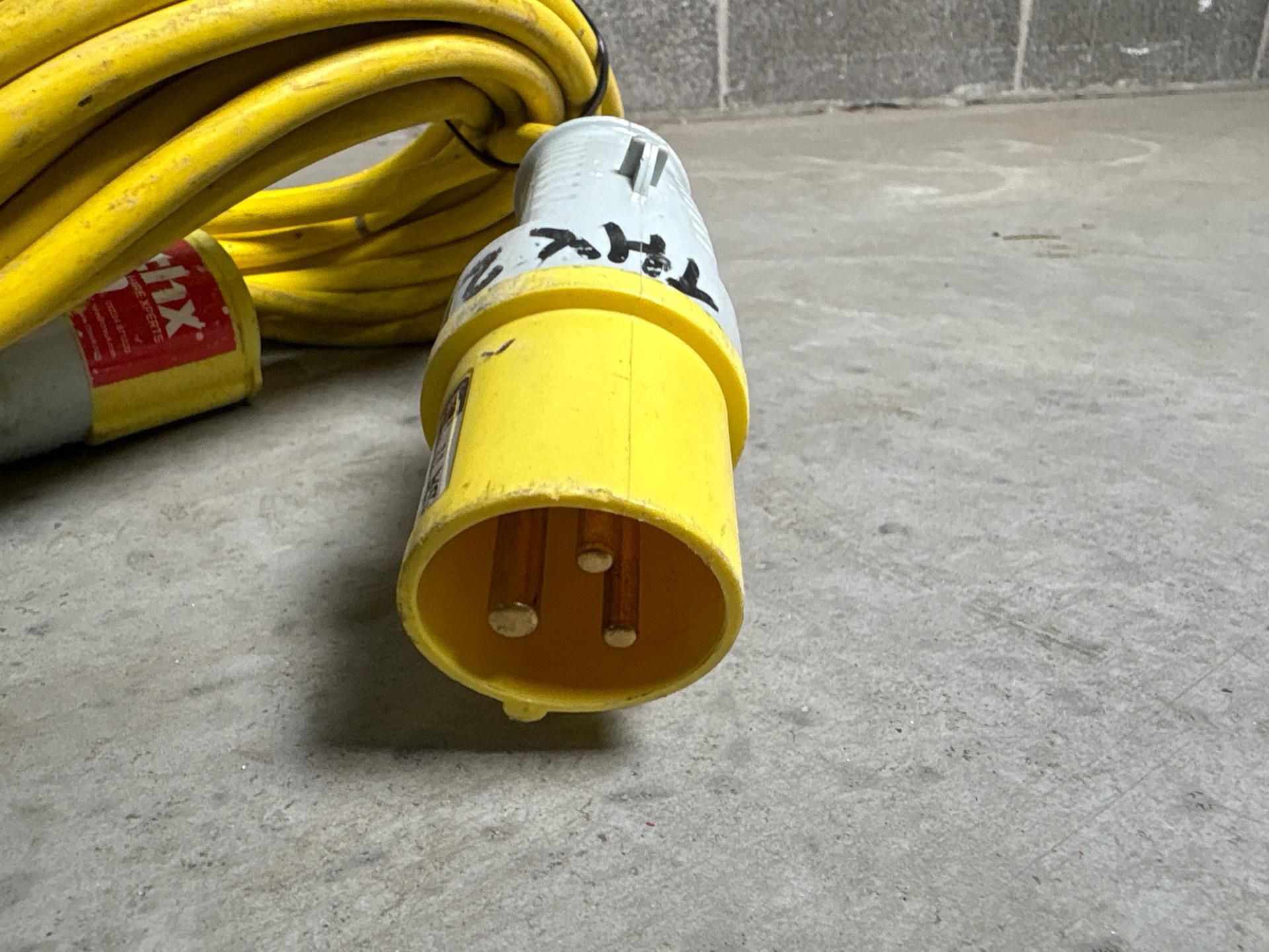 14M Extension Cable 110V 16A. S/N: 240749-THX21949 - No Reserve - Image 4 of 5