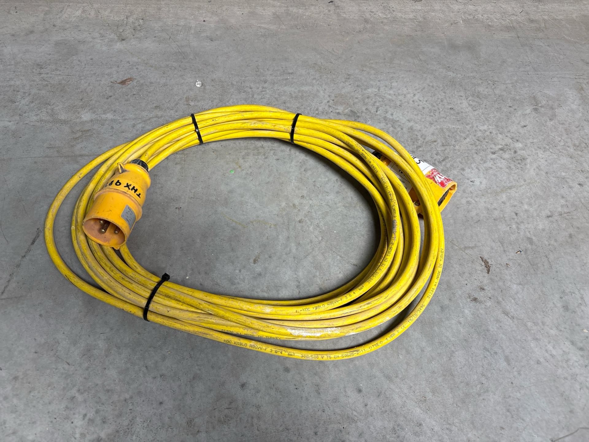 14M Extension Cable 4Mm 110V 32A - THX9877 - No Reserve - Image 2 of 4
