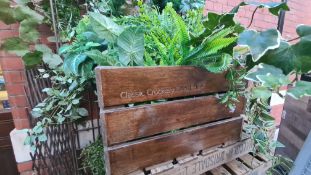 6 x Solid Wood Box - No Reserve