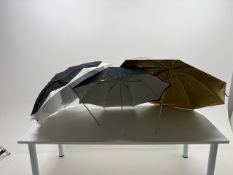 Assorted Studio Lighting Umbrellas x3 - No Reserve