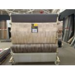 Double Sided Vinyl Display Stand With 11 Rolls Of Vinyl - No Reserve