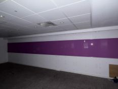 Writeable Wall mounted Perspex Board Purple