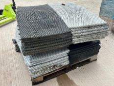 Pallet Of Plastic Protective Floor Panels