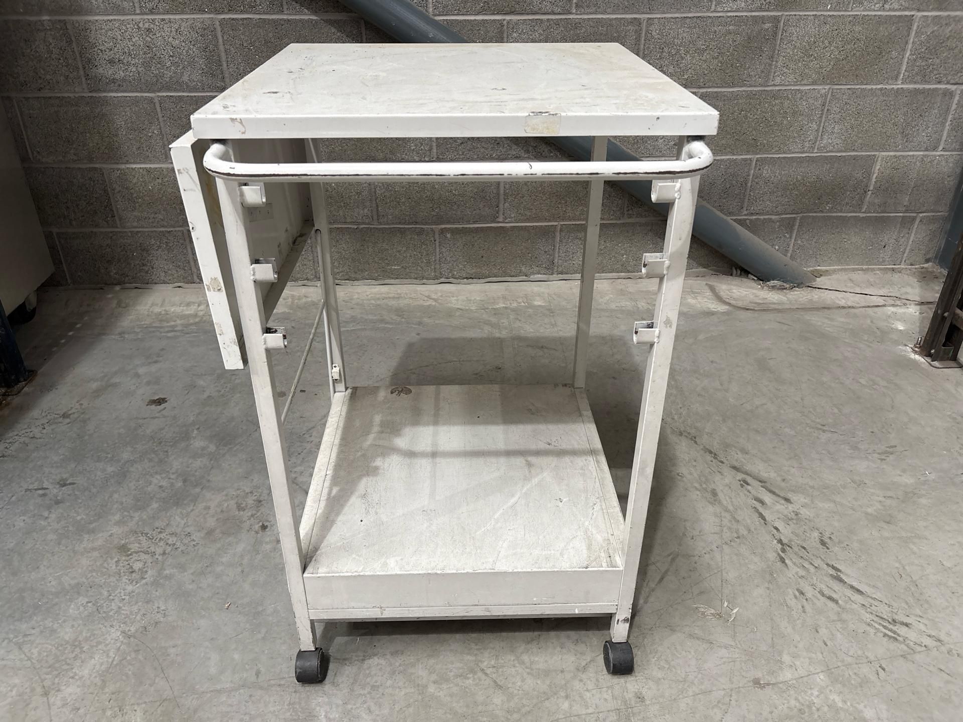Grey Metal Trolley - No Reserve